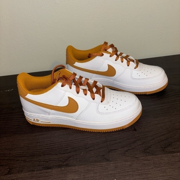 Nike Other - Nike Air Force 1  White/desert Orche Size 5